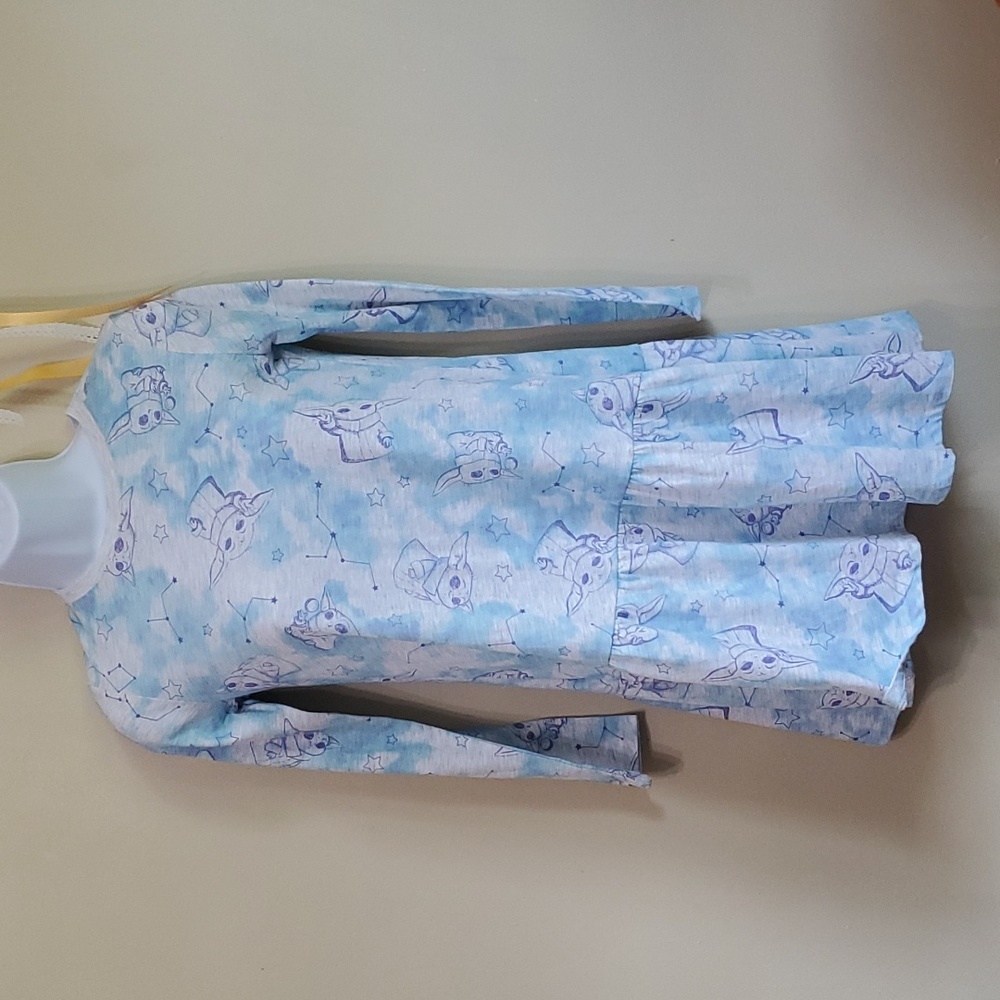Girls 10-12 baby Yoda dress